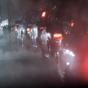 An image of car fumes