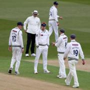 Yorkshire's Joe Root in the field talking with Steve Patterson, Adam Lyth and Gary Ballance during day one of Specsavers County Championship Division One match at Trent Bridge, Nottingham, in 2019. Picture: PA Wire