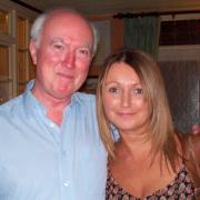Peter Lawrence with is daughter, Claudia