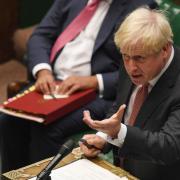 Prime Minister Boris Johnson during the debate on the Internal Market Bill in the House of Commons on Monday Picture: UK PARLIAMENT/JESSICA TAYLOR/PA