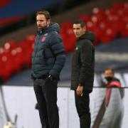 Gareth Southgate watches on from the touchline during England's 4-0 win over Iceland at Wembley on Wednesday night