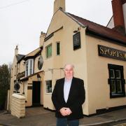 Owner Christian Burns stands outside his pub the Sportsman Inn, in Bishop Auckland

Pictures: SARAH CALDECOTT