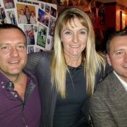 James and Jon Badgby and their sister, Nicky, at their 40th birthday