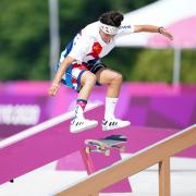 USA’s Mariah Duran during the Women’s Street Prelims Heat 2 at the Ariake Urban Sports Park on the third day of the Tokyo 2020 Olympic Games in Japan Picture: MIKE EGERTON/PA