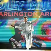 Olly Murs at Darlington Arena Picture: SARAH CALDECOTT