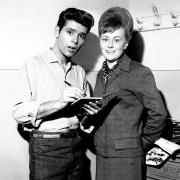 Cliff Richard appeared at The Globe regularly in the early 1960s, starting with his panto performance in Babes in the Wood over the winter of 1959-60. This backstage picture, and the one on today's front cover, were probably taken on November 5,