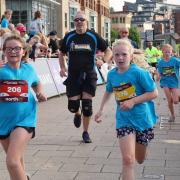Youngsters taking part in the Junior Great North Run. All pictures: NORTH NEWS
