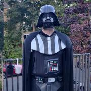County Durham man Peter Milne dressed as Darth Vader
