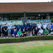 A line-up of those who supported the annual golf day in aid of Butterwick Hospice. Picture: Chris Barron