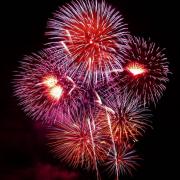 Photo of fireworks from Pixabay.