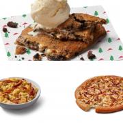 Pizza Hut has announced 3 items that are on its Christmas menu this year (Pizza Hut/Canva)