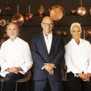 Marcus Wareing, Greg Wallace and Monica Galetti (BBC Pictures)