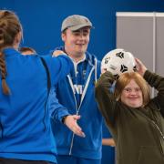 Sport Works staff in action