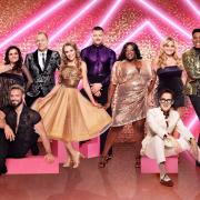 Photo shows some of the Strictly Come Dancing line-up for 2021 ahead of the BBC's celebrity live tour. Credit: BBC/Ray Burmiston.