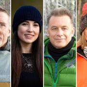 Pictured, the presenter line-up for Winterwatch 2022. Photos: BBC.