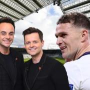 Ant and Dec send message to Newcastle United signing Kieran Trippier. (PA)