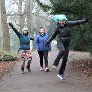 Zest for life...Viv Pow having fun in South Park. Picture: Peter Barron