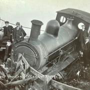Accident near Winston station, December 2, 1909