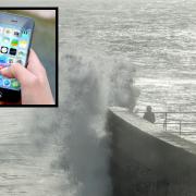 Coastguards have warned members of the public who choose to take photos of storm waves. Picture: MARITIME AND COASTGUARD AGENCY.