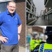 Former police officer Darran Weston has highlighted his own experiences of anti-social behaviour in Newton Aycliffe. Pictures: NORTHERN ECHO and SARAH CALDECOTT.