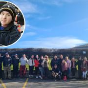 Friends and family of 18-year-old Kyran Richmond climbed Roseberry Topping to raise money and awareness about  Juvenile Batten Disorder