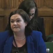 Paula Strachan, headteacher of St Teresa’s Catholic Primary School, Darlington, speaking to MPs on the House of Commons education committee. Picture: parliamentlive.tv.