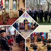 As part of the 40-year milestone, an event was held at St Paul’s Church in Spennymoor that saw speeches, hymns, and memories of the Falklands from veterans who served on the Island in 1982. Pictures: STUART BOULTON.