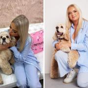 Teddie and his owner Olivia Bendell (PrettyLittleThing/Canva)