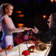 Amanda Holden and Alesha Dixon rush from seats in tonight's show after scare (ITV)