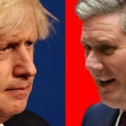 Boris Johnson and Sir Keir Starmer. Picture: NORTHERN ECHO.