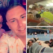 Aaron Scott and Camille Jacob were flying on a Jet2 flight from Gran Canaria to Newcastle Airport on Sunday (May 15) – when the route was forced to land in Porto in Portugal after two passengers on the same flight started to become 