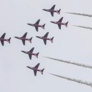 The Red Arrows at the last Teesside Airshow Picture: THE NORTHERN ECHO