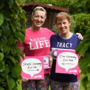 Viv Pow and Tracy Kirk are taking part in Darlington Race for Life on June 19