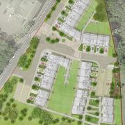 A map of the proposed housing development near the Peases West Sports Centre, Crook. Picture: One-Environments.