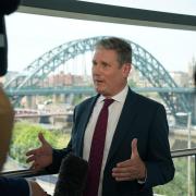 Labour leader Keir Starmer after giving a speech at the Sage Gateshead culture centre, where he set out setting out how his Labour government will move Britain forward