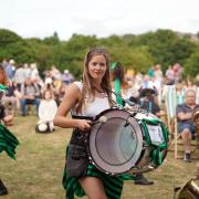 Girlesque perform at the Big Brass Bash in Crook for Durham Brass Festival 2022
