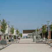 A general shot of Aycliffe town centre.
