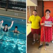 Marilyn Hellings's and her daughter Ellie Harris are taking on an August Swim Challenge for Brain Tumour Research