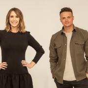The One show hosts Alex Jones and Jermaine Jenas. Picture: BBC/Steve Schofield