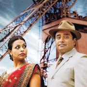 Sanjeev Bhaskar and Ayesha Dharker in The Indian Doctor