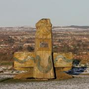 ‘STRIKING MONUMENT’: The John Duck memorial in Great Lumley