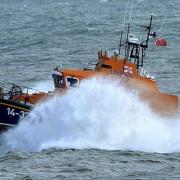 Hartlepool RNLI crews had rushed to the man's rescue yesterday after reports he had fallen overboard and into the sea. Picture: TOM COLLINS/RNLI