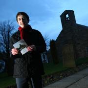 HISTORY BOY: Adam Luke, 15, who has written a book about St Mary’s, Trimdon Village