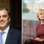 Skipton and Ripon MP Julian Smith (L) has spoken out against new Prime Minister Liz Truss's (R) tax cut plans. Pictures: NORTHERN ECHO/PA
