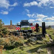 Mountain rescue crews were called out to a walker who had taken ill near Captain Cook's Monument, near Great Ayton, on Saturday (October 15) lunchtime. Picture: CLEVELAND MOUNTAIN RESCUE