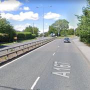 Driver taken to hospital with head injuries after car crashes into tree on A167 near Durham