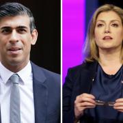 Rishi Sunak and Penny Mourdant. Pictures: PA MEDIA