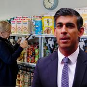 The White Feather Project has called for Prime Minister Rishi Sunak to visit their food hubs. Picture: Sarah Caldecott/PA