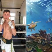 Former York boxing champion Cam Shaw has died on the Great Barrier Reef in Australia