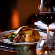 Enjoy a delicious three-course festive dinner at the High Force Hotel
